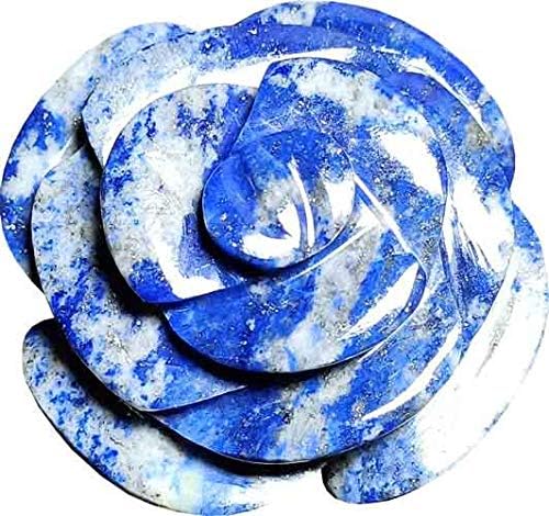 Aldomin® Természetes Lapis Lazuli Kék Rózsa Virág A Szerelem, Kapcsolat, Kristály Virág Gyógyító Reiki Kő Vastu Korrekció Drágakő A Lelki