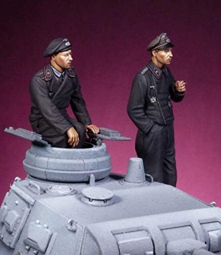 Splindg 1/35 német Tank Katonák a második világháború (2 fő, nem Tankok) összeszerelt festetlen Gyanta Modell Miniatűr-készlet //K8170