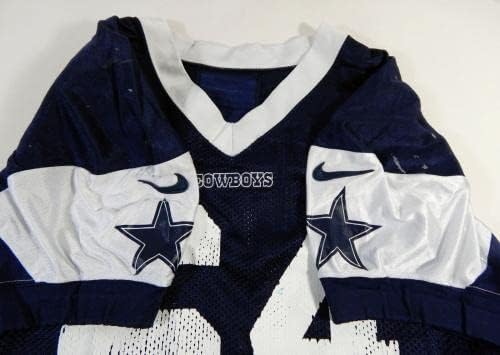 2018 Dallas Cowboys Antwaun Erdőben 64 Játék Kiadott Haditengerészeti Gyakorlat jersey DP18977 - Aláíratlan NFL Játék Használt Mezek
