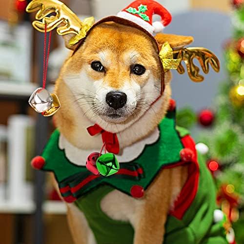 120 Db Jingle Bells 1 Inch Kézműves Bell Tömeges Karácsonyra Haza Pet Dekorációk, Karácsonyi Dekoráció, Parti kellékek Kellékek (Arany, Ezüst,