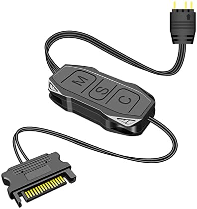 CSYANXING ARGB Mini Vezérlő 5V 3 Pin SATA Aura Fény Vezérlő Kábel ELOSZTÓ Adapter hűtőventilátor Világos Szalag