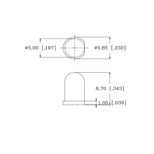 5mm 12v Előre Vezetékes Pislákoló/Gyertya Tiszta Zöld LED - Ultra Fényes (Csomag 50)