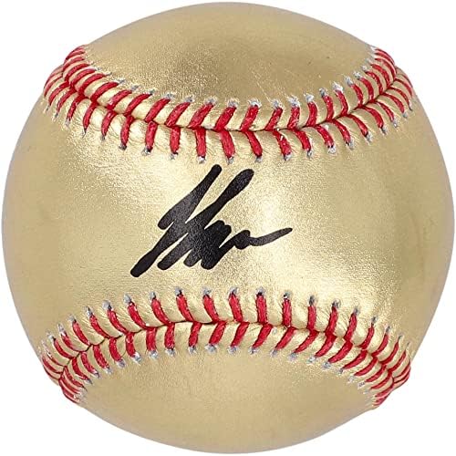Jordan Lawlar Arizona Diamondbacks Dedikált Arany Bőr Baseball - Dedikált Baseball
