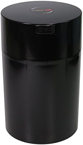 Coffeevac 1 lb - A Végső légmentesen Lezárt Kávé Tartály, Fekete Sapka & Body , 1.85-Liter/1.6 Literes , CFV2-SBK