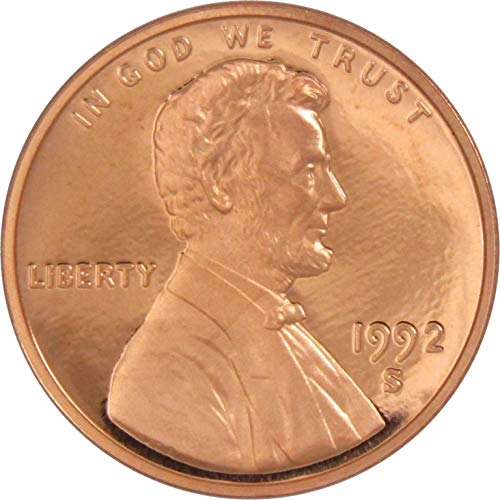 1992 S Lincoln Memorial-Kal Választás Bizonyíték Penny 1c Érme Gyűjthető