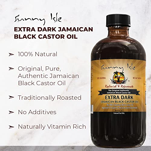 Napfényes Sziget Extra Sötét Jamaikai Fekete ricinusolaj, 6 fl. oz. | - ban Természetes Magas Potencia Kezelés Haj, Fejbőr