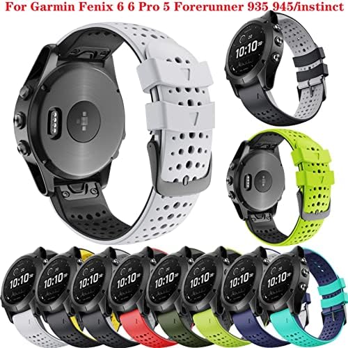 IENYU 22mm Quickfit Watchband A Garmin Fenix 7 6 6Pro 5 5Plus Szilikon Sáv A Megközelítés S60 S62 forerunner 935 945 Csuklópántot