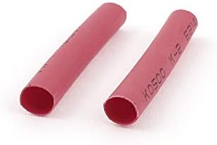 X-mosás ragályos Piros 3,5 mm-es Dia 2:1 Poliolefin Hő Zsugorodó Cső Zsugorodó Cső 30mm 600pcs(Piros 3,5 mm-es Dia 2: 1 Tubo