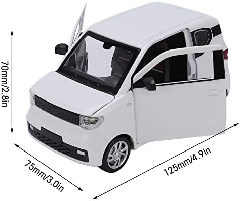 FAEG Miniatűr Autó, Játék, Mini EV Autó Modell Öntés Cink Ötvözet, hogy a Gyerek 3 Éves(Fehér)