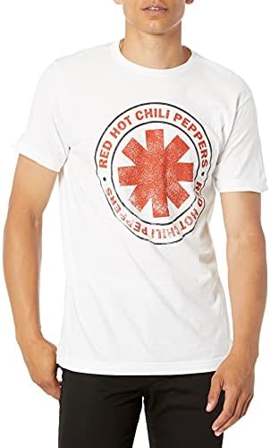 Red Hot Chili Peppers Férfi Hivatalos Szomorú Vázolt Logo Póló