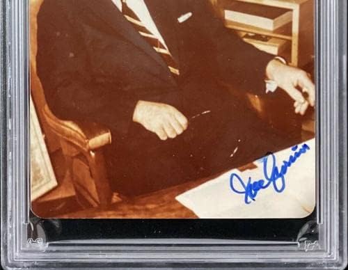 Joe Cronin Aláírt Fotó 3x5 Red Sox Baseball HOF AL Elnök Autogramot PSA/DNS - Dedikált MLB Fotók