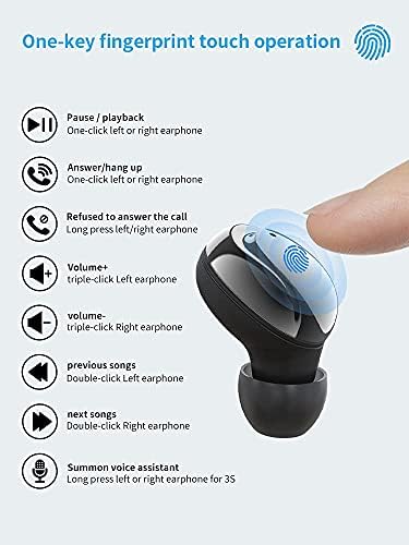 Kenayo Vezeték nélküli Fülhallgató Pro 2022 Android, iOS, Laptop, Tablet Bluetooth a Töltés Esetben Touch Control Hang Mély Basszus Automatikus
