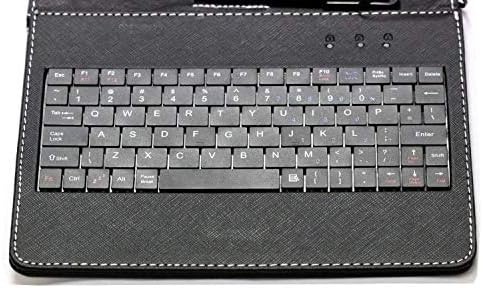 Navitech Fekete Billentyűzet Esetben Kompatibilis A Lenovo Tab 2 A10-30 HD 10.1 Inch | Lenovo Tab 2 A10-70F 10,1 Hüvelykes Tablet