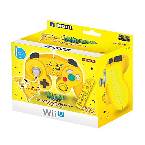 Classic Controller for Wii U Pikachu (előnyök Wii távirányító lap (Pikachu) tartalmazza)