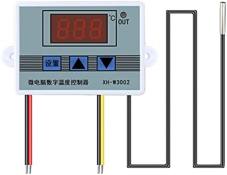 XH-W3002 12/24/220V Digitális LED Hőmérséklet szabályozó 10A Termosztát Vezérlés Kapcsoló Szonda vízálló érzékelő Mikroszámítógép
