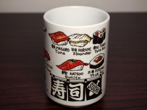 SUSHI-NÉV 2.9 cm Készlet 5 Tea CupJiki Japán Eredeti Porcelán