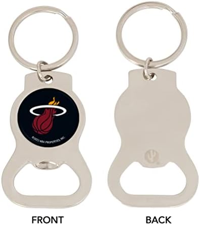 A sivatagi Kaktusz Miami Heat NBA-Nemzeti Kosárlabda Szövetség Sörnyitó Kulcstartó Miami Heat Kocsi Kulcsot (Silver Üveg)