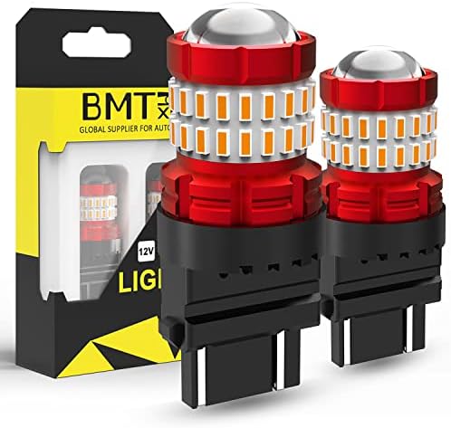 BMT xms 3157 LED Izzó Szuper Fényes Borostyán Sárga 44-SMD 3030 LED-Chipek Helyettesítő LED Izzók ha a hátsó Fék Ne indexet Index Lámpák,