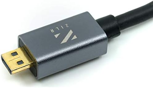 ZILR 10bit Nagy Sebességű HDMI-Kábel 4K HD HDMI Ethernet Írja be a D Típusú Mikro HDMI-Kábel Ultra HDMI Kábel 4K HDCP2.2 4K Fényképezőgép