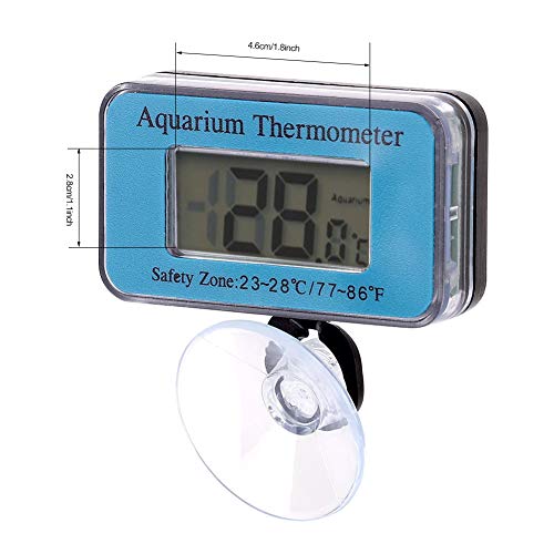 Akvárium Hőmérő,Digitális LCD Képernyő akvárium Víz Terrárium Hőmérséklet-Érzékelő Akvárium Szonda Ábra Elektronikus Víz Hőmérő