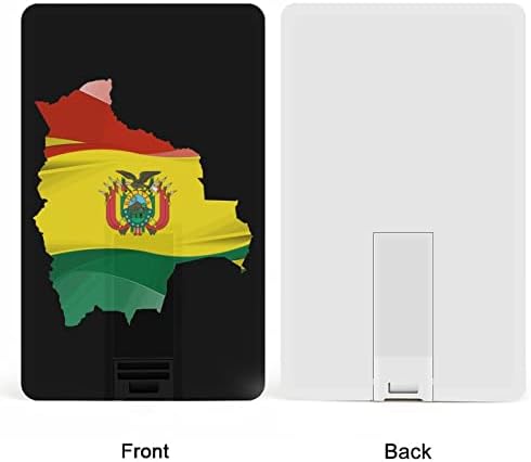 Térkép Bolívia Hitelkártya USB Flash Személyre szabott Memory Stick Kulcsot Tároló Meghajtó 32G