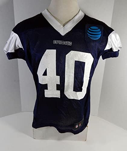 2017 Dallas Cowboys Darnell Leslie 40 Játék Kiadott Haditengerészeti Gyakorlat jersey DP18971 - Aláíratlan NFL Játék Használt