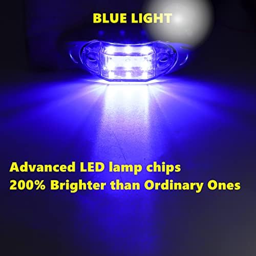 NWPangu 4.7 Hüvelykes LED-es Pótkocsi Helyzetjelző Lámpák Vízálló LED Oldalsó Helyzetjelző Lámpa Jel Clearance Lámpát a Pótkocsi
