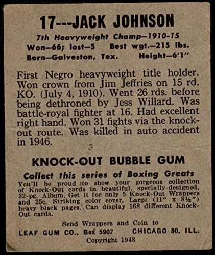 1948 Levél 17 Jack Johnson (Kártya) VG+