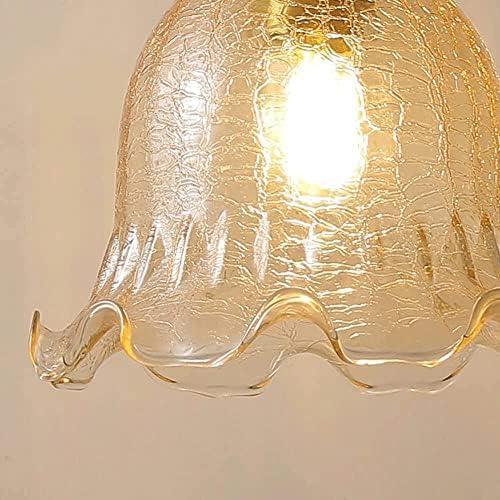 SDUYTDG Ipari Amber Repedt Üveg Konyha Lógó Lámpa Több mint Sziget Medál Lámpatest, Hálószoba Lámpatestek Mennyezeti Csillár Lámpa Éttermek