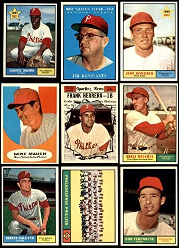 1961 Topps Philadelphia Phillies Csapat készen áll Philadelphia Phillies (Set) EX/MT Phillies