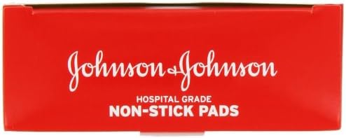 Johnson & Johnson vöröskereszt tapadásmentes Párna, 3 Inch x 4 Inch, 10 Szám (Csomag 2)