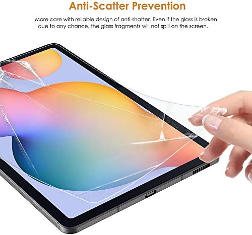 Hianjoo Screen Protector [2-Pack] Kompatibilis a Samsung Galaxy Tab S6 Lite 2022/2020, [HD Világosság] [9 Keménység] Edzett Üveg