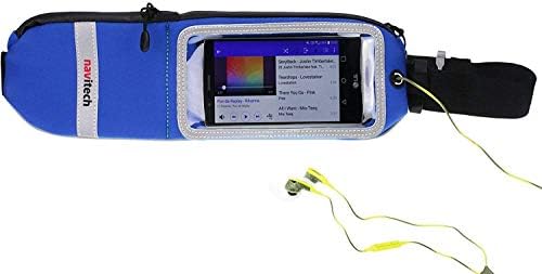 Navitech Kék Mobiltelefon Vízálló Futó Öv - Kompatibilis Az LG W10
