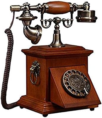 WALNUTA Retro Telefon - Vezetékes Digitális Vintage Telefon Klasszikus Európai Retro Vezetékes Telefon, Vezetékes Otthoni Hotel Irodai Dekoráció