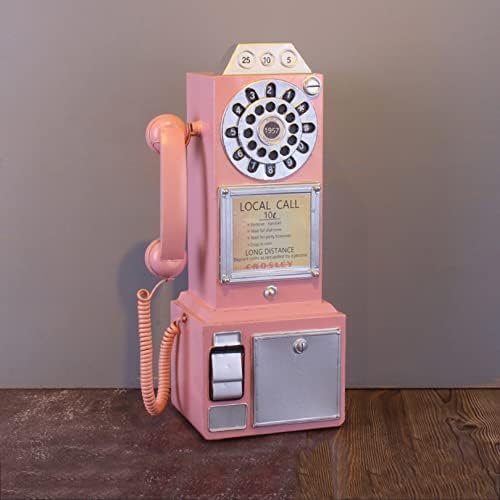 Vezetékes Telefon Fali Vintage Telefon/Retro Telefon Modell Kreatív Vezetékes Fali Dekoráció Hivatal Bár, Kávézó