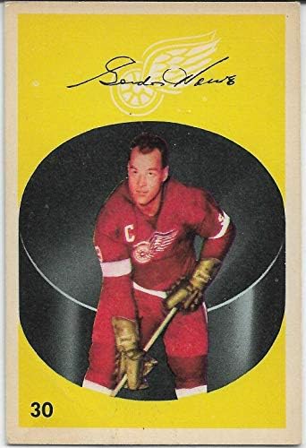 Gordie Howe 1962-63 Parkhurst Kártya 30 Detroit Red Wings - Asztalon Jégkorong Kártyák