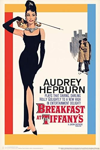 Piramis Amerika Laminált Breakfast at Tiffany Audrey Hepburn Holly Golightly Romantikus Vígjáték Film Film Poszter Szárazon törölhető Tábla