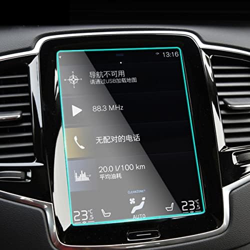 Funiur Autó Képernyő műszerfal Edzett Üveg Film GPS Sebességmérő Védőfólia Tartozékok，a Volvo XC90 a 2015-2020 közötti