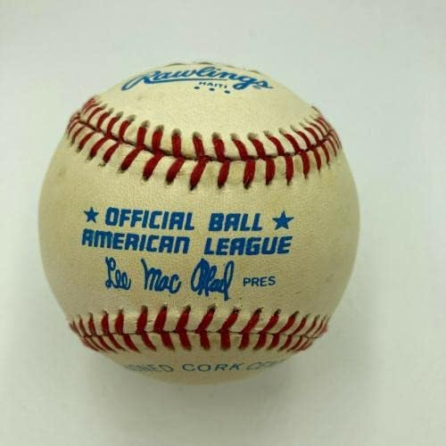 Bolha Clifton Aláírt Amerikai Liga Macphail Detroit Tigers Baseball SZÖVETSÉG COA - Dedikált Baseball