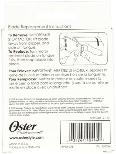 Oster Szakmai Sarkvidéki Gyűjtemény Clipper/Trimmer Cool Touch Csere Penge Méret 0A 3/64 (1,2 mm)