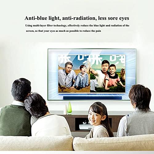 AFGZQ 32-75 Hüvelyk Tükröződésmentes TV Képernyő Védő, Kék Fény Elnyomás Arány 30,1% - Ra, Anti-Karcolás, Anti-Ujjlenyomat, Anti-Zsíros