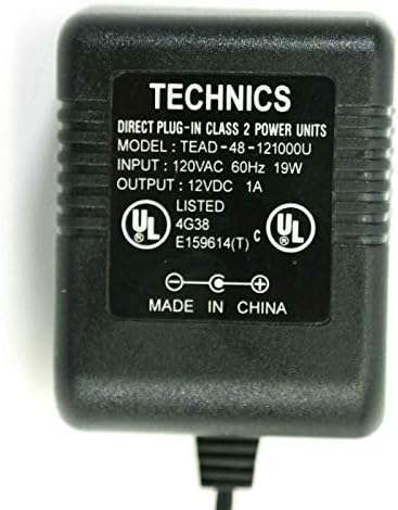 Valódi Technics TEAD-48-121000U HÁLÓZATI Adapter 12V DC 1A