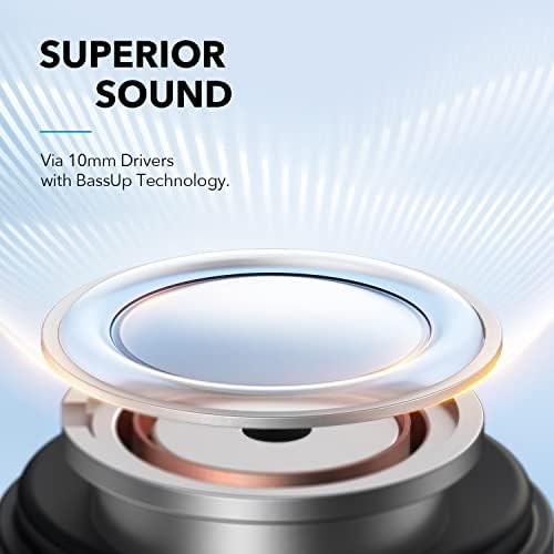 Soundcore által Anker Élet A3i zajszűrő Fülhallgató, Mély Basszus, Hibrid ANC, AI-Fokozott Hívások 4 Mikrofon, 36H Játékidő