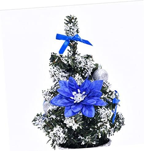 Garneck 2db Íróasztal Dekoráció A Flash Ajándékok Mesterséges Fenyőfa Ünnepi Pulton karácsonyfa karácsonyfa Díszek Mini Hó, Fagy