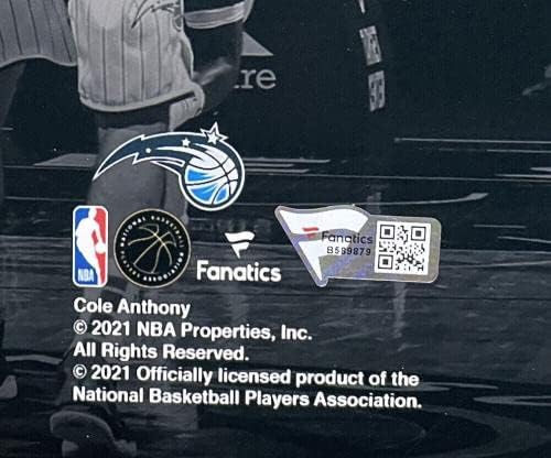 Cole Anthony Aláírt 11x14 Orlando Magic Kosárlabda Játék Nyertes Fotó Fanatikusok - Dedikált NBA-Fotók