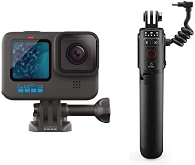 GoPro HERO11 Fekete Vízálló Akció Kamera Vlogging Volta 4900mAh Akkumulátor Markolat, Beépített Állvány Lábait