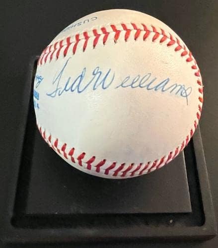 Joe DiMaggio - Mickey Mantle - Ted Williams Aláírt Baseball PSA Osztályozott - Dedikált Baseball