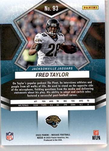 2022 Panini Mozaik 93 Fred Taylor Jacksonville Jaguars NFL Labdarúgó-Trading Card