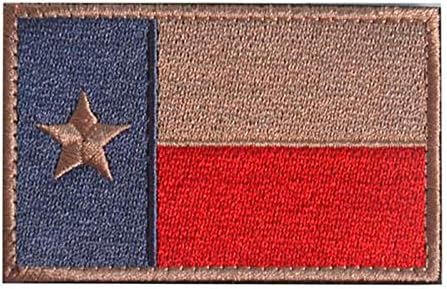 WZT Texasi Állami Zászló Patch -Morál Katonai Foltok