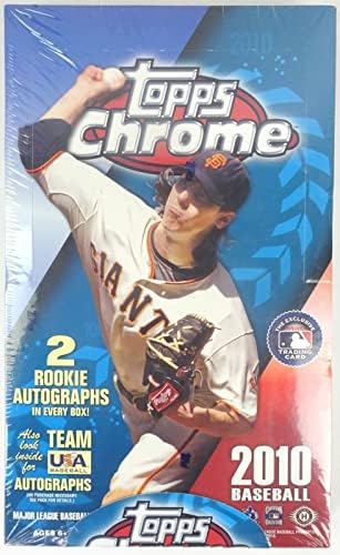 2010 Topps Chrome Baseball Hobbi Box - Baseball Viasz Csomag